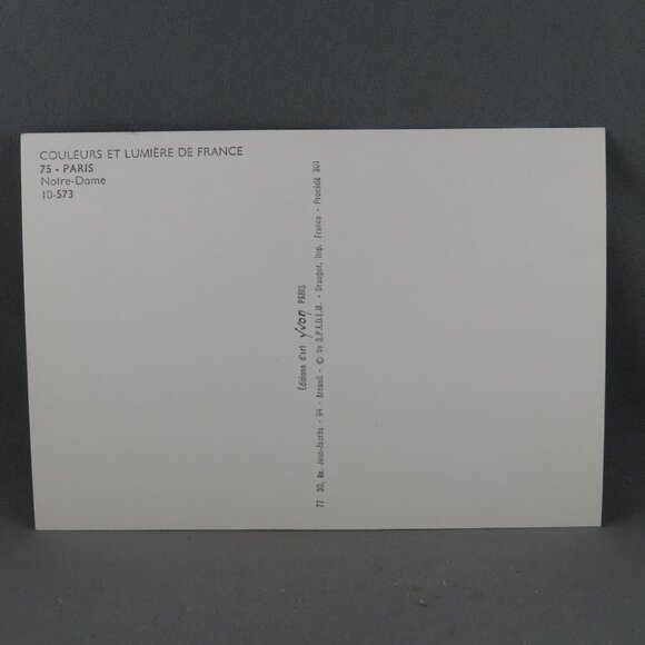 Vintage Postcard - Notre Dame Cathedral Paris - Yvon Paris - Picture 2 of 4